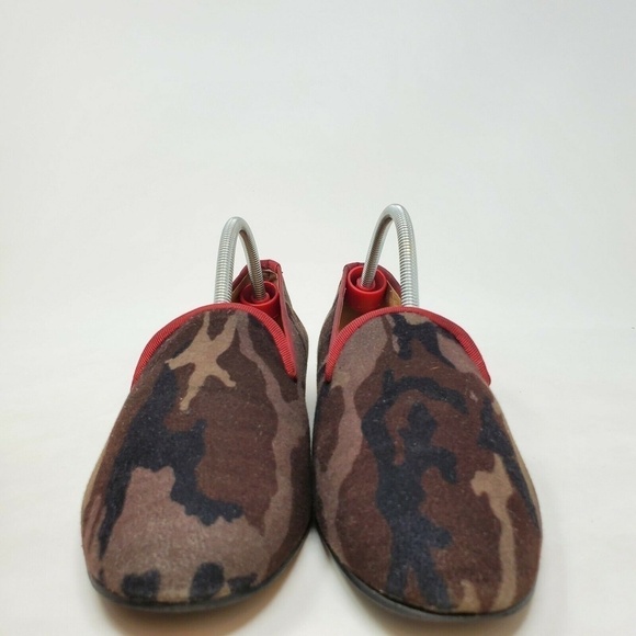 The Kooples Camo Suede Loafers Flats Shoes Size 38 8 - Picture 3 of 11